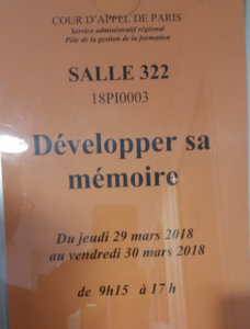 Formation pour améliorer sa mémoire